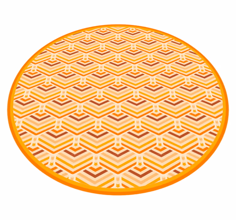70s pop rainbows vintage rug - TenStickers