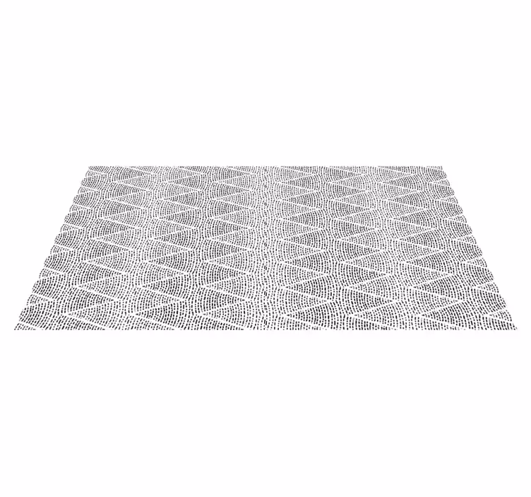 Points creating zigzags design floor tiles - TenStickers