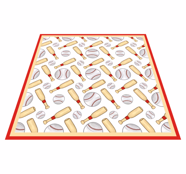 Sports Theme Fun game vinyl rug - TenStickers
