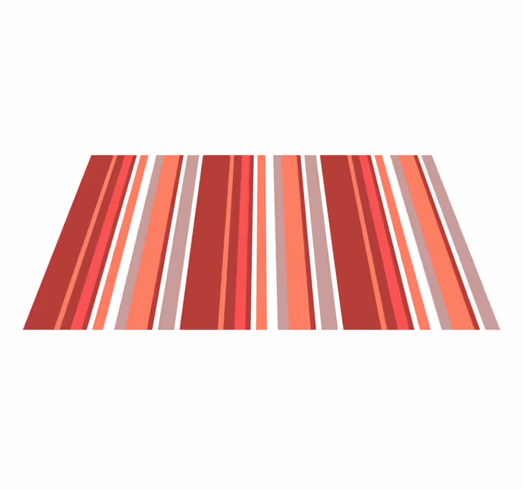 Radiant Banded Canvas striped vinyl rug - TenStickers