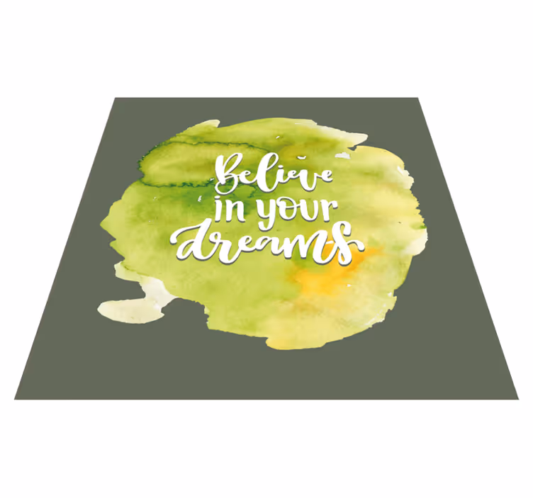 Trust in Aspirations custom rug - TenStickers