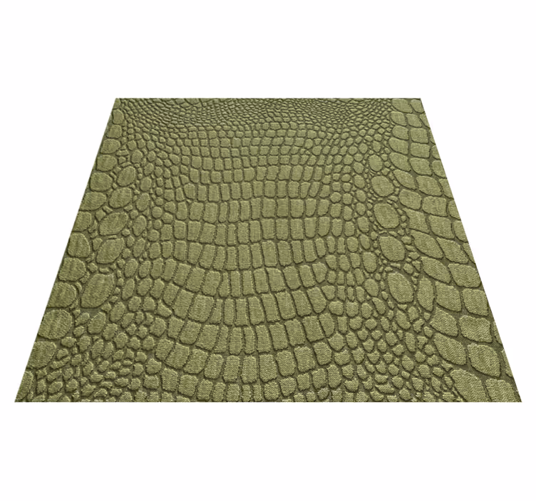 Animal print vinyl rug with crocodile skin texture - TenStickers