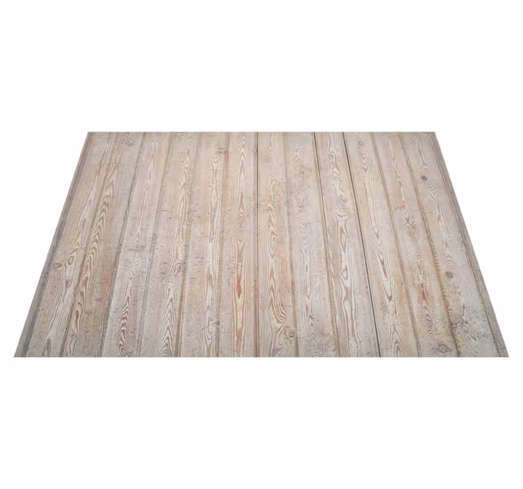 Light brown horizontal planks wood effect rug - TenStickers