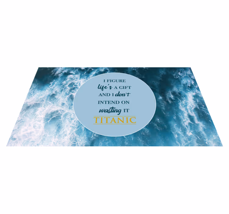 Custom rug life is a present - TenStickers