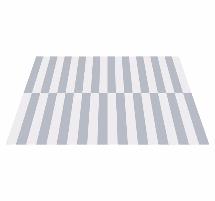 Hampton Style gray lines set geometric rugs - TenStickers