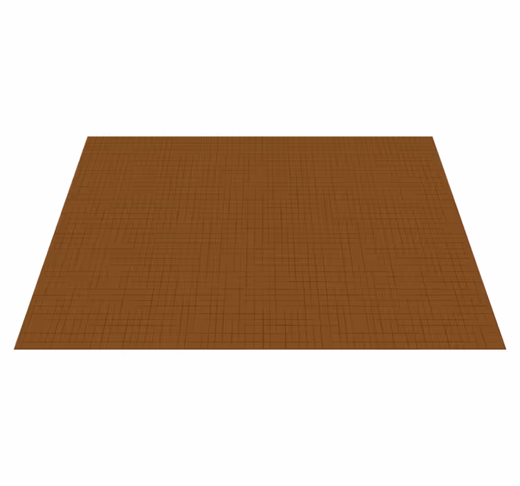 Grid pattern surface brown vinyl rug - TenStickers