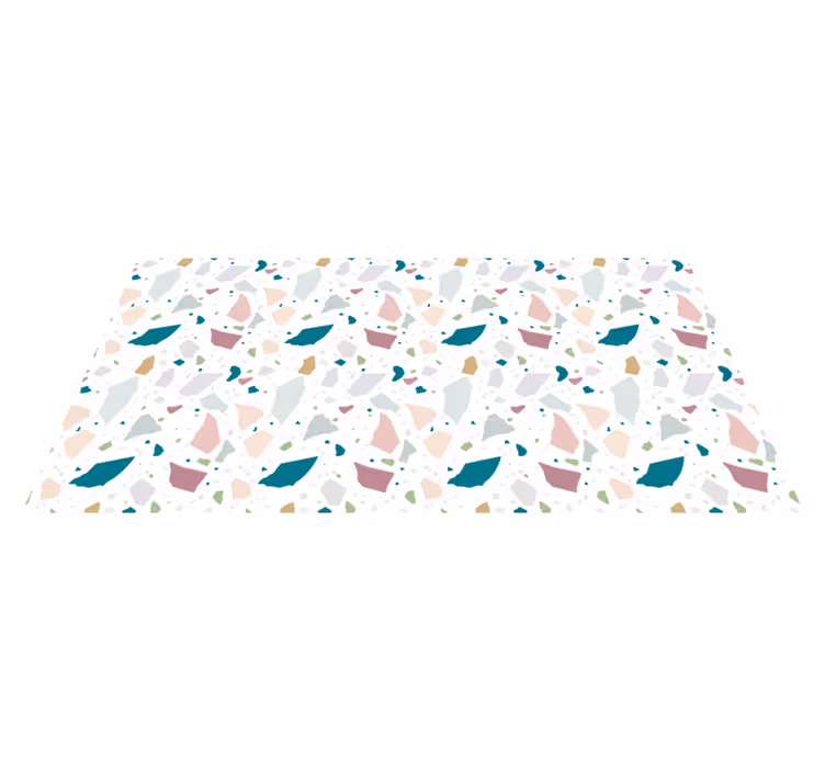 Conceptual Figures geometric vinyl rug - TenStickers