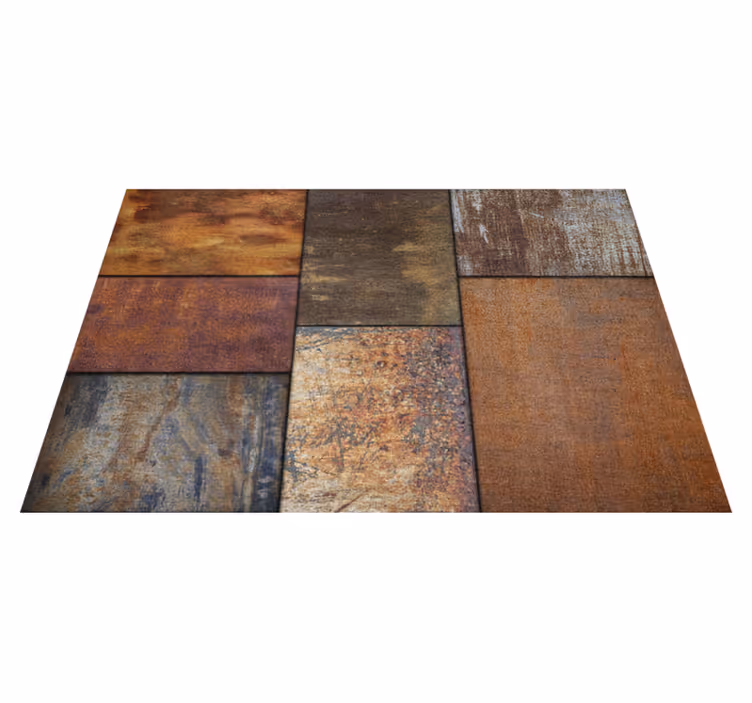 Rustic Stone Elegance stone effect vinyl rug - TenStickers