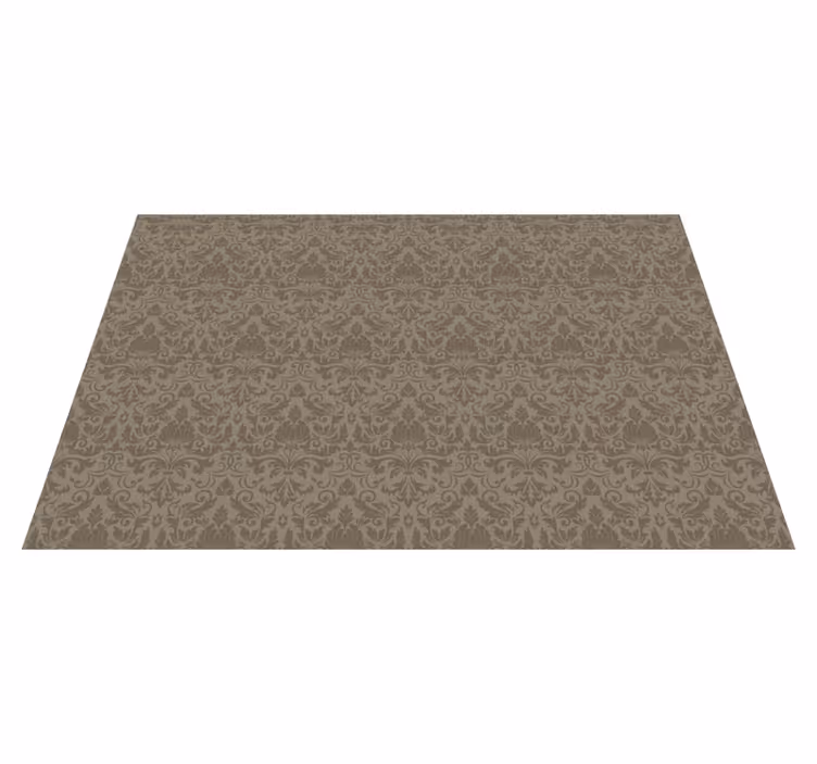 "Velvet flocked" vintage vinyl floor rug - TenStickers