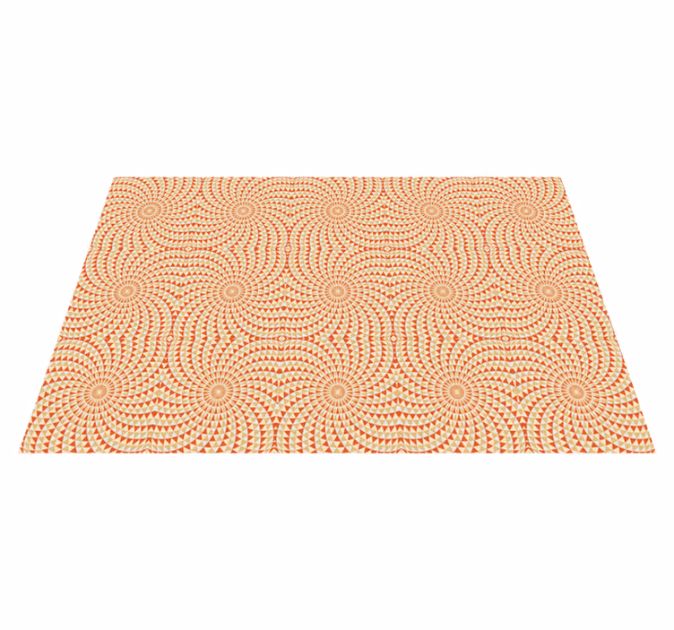 Mandala Pattern Detail mandala carpet - TenStickers