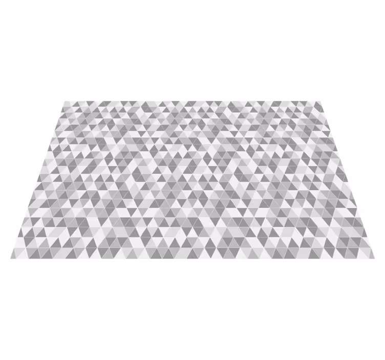Geometric Triangular Pattern geometric rug - TenStickers
