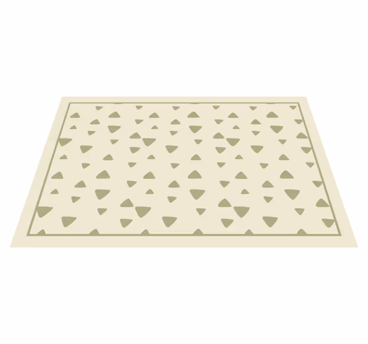 Triangular Pattern geometric rug - TenStickers