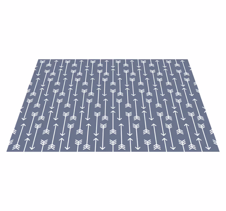 Arrow Patterns striped runner rug - TenStickers