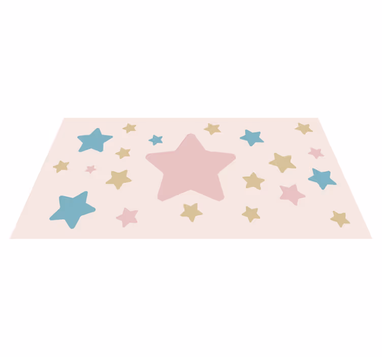 Celestial Motif rugs with stars - TenStickers