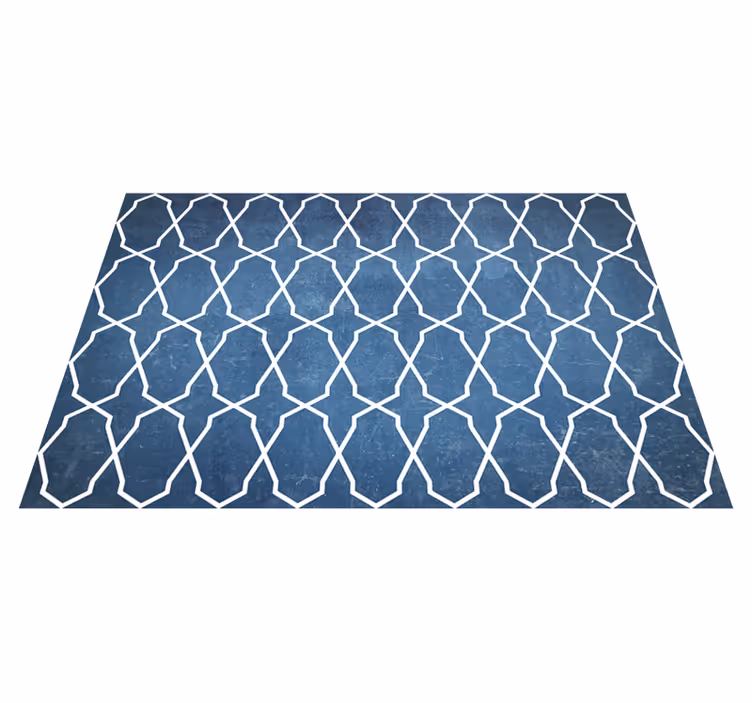 Geometric Bathroom bathroom vinyl rug - TenStickers