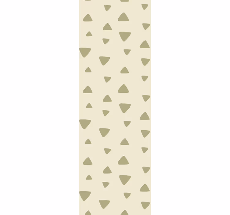 Simple beige pattern triangles wallpaper - TenStickers