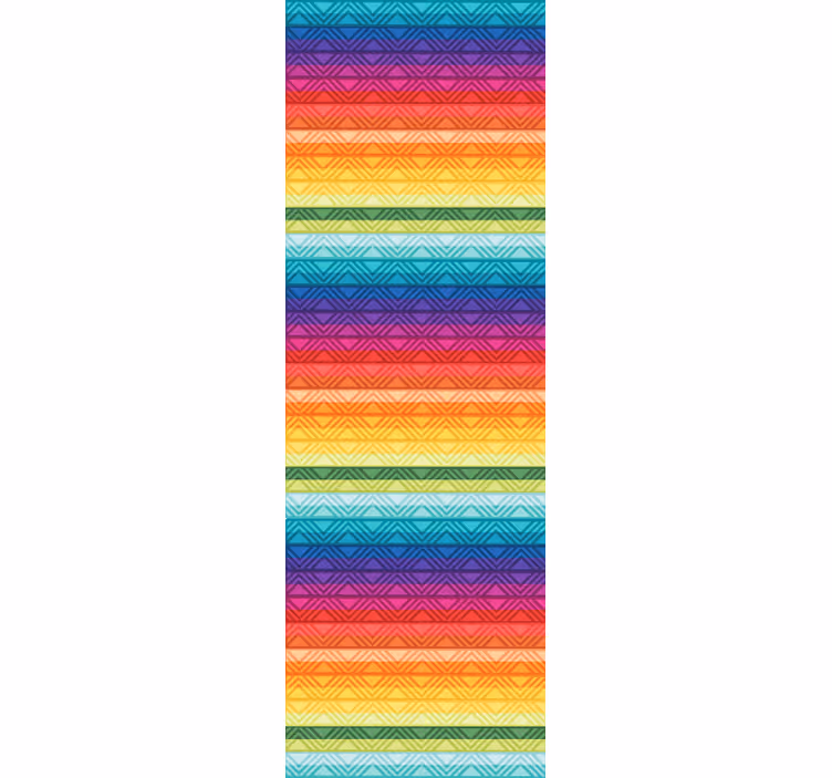 Vibrant Geometric Stripes wallpaper striped - TenStickers