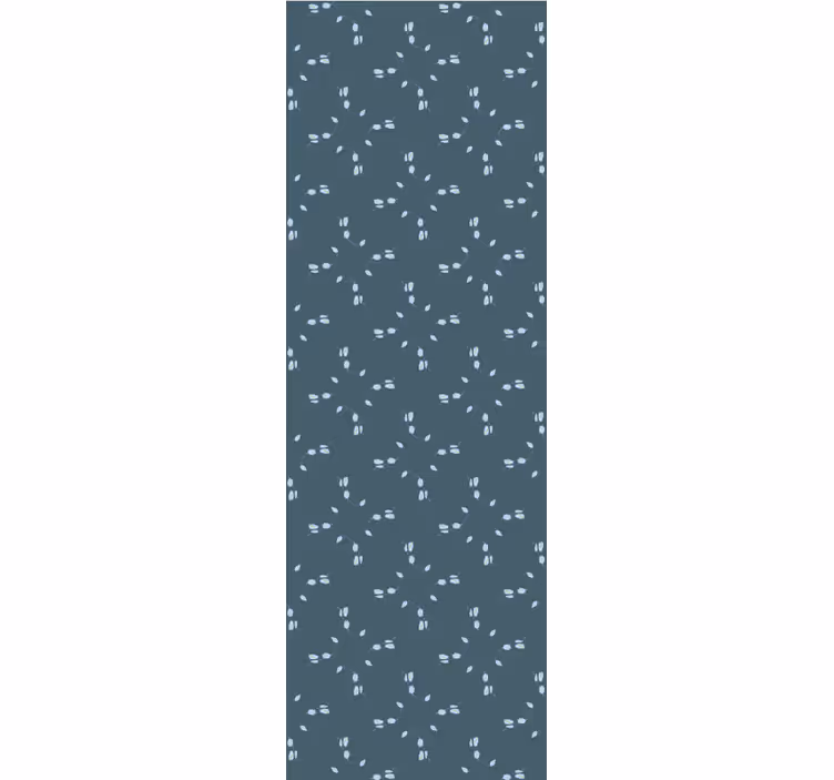 Flower pattern design contemporary wallpaper - TenStickers