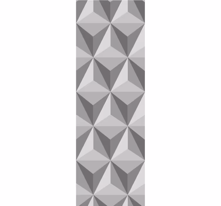 3D Pyramid Pattern wallpaper geometric - TenStickers