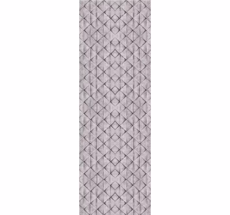 Textured squared pattern wallpaper geometric - TenStickers