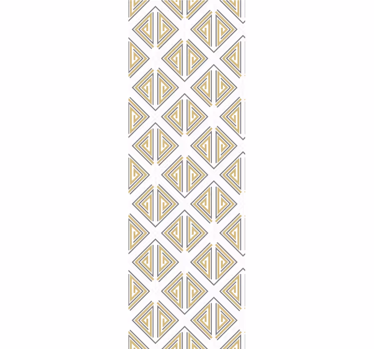 Stylized Triangular Patterns wallpaper geometric - TenStickers