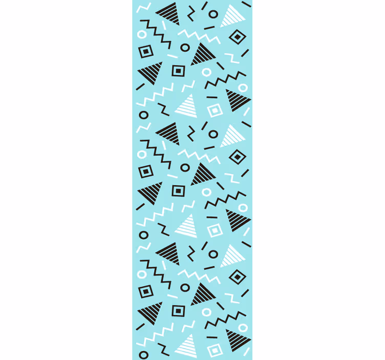 Fun modern Memphis wallpaper geometric - TenStickers