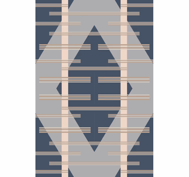 Grey rhombus pattern wallpaper geometric - TenStickers