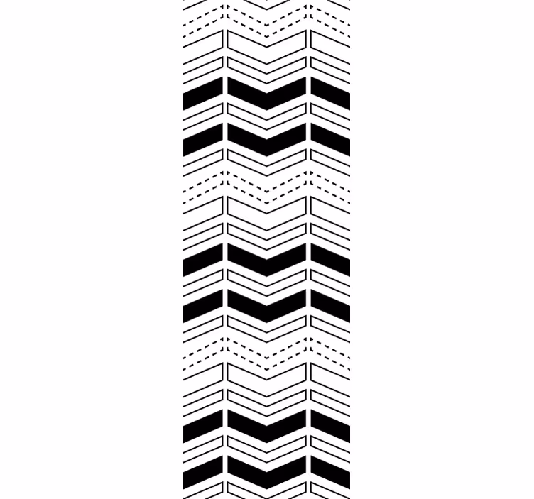 Chevron Lines Pattern wallpaper geometric - TenStickers