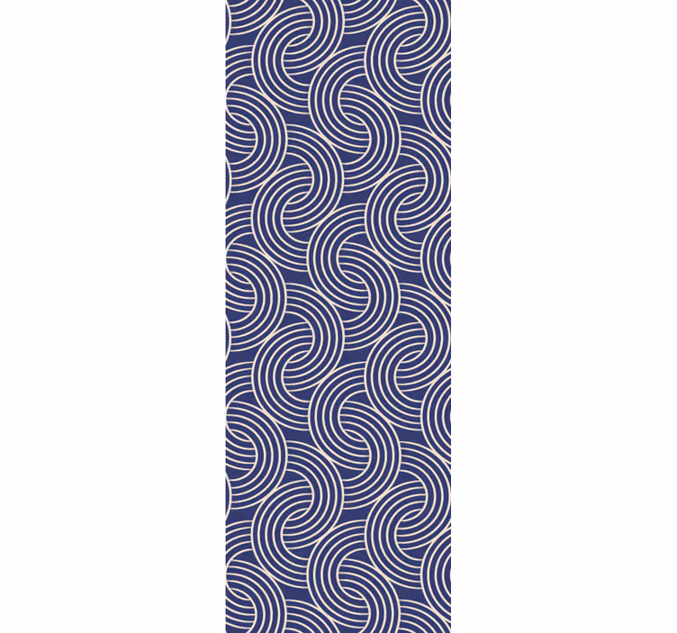 Elegant Spiral Waves wallpaper geometric - TenStickers