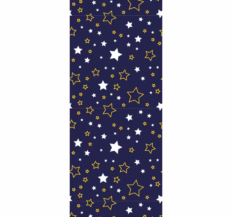 Navy Starry Night star wallpaper - TenStickers