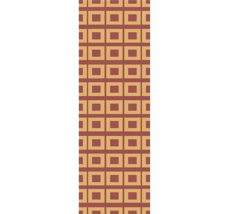 Retro geometric blocks wallpaper squares - TenStickers