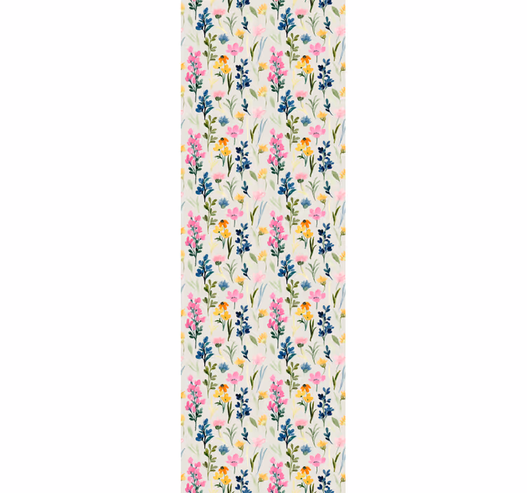 Floral Vivid Display flowers wallpaper - TenStickers