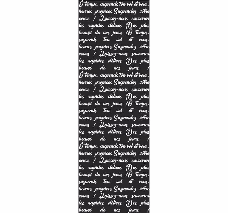 Elegant script typography lettering wallpaper - TenStickers