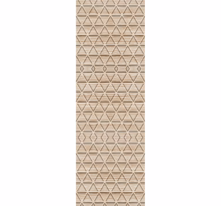 3D texture layers triangles wallpaper - TenStickers