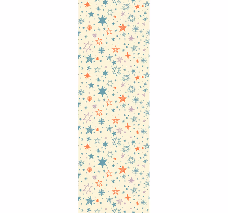 Colorful Star Decorations nursery room wallpaper - TenStickers