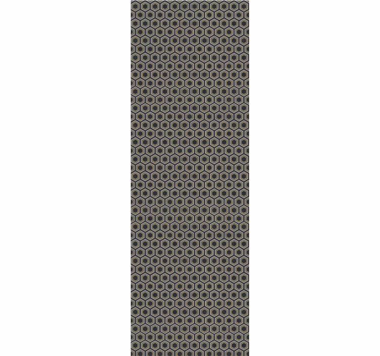 Hexagonal Texture 3 d wall paper - TenStickers