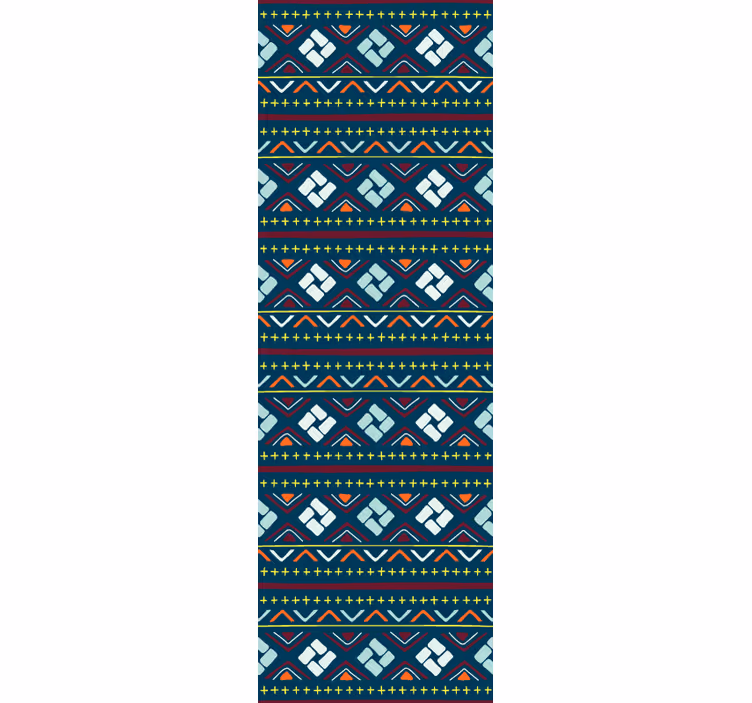 Wallpaper geometric color blocks design - TenStickers
