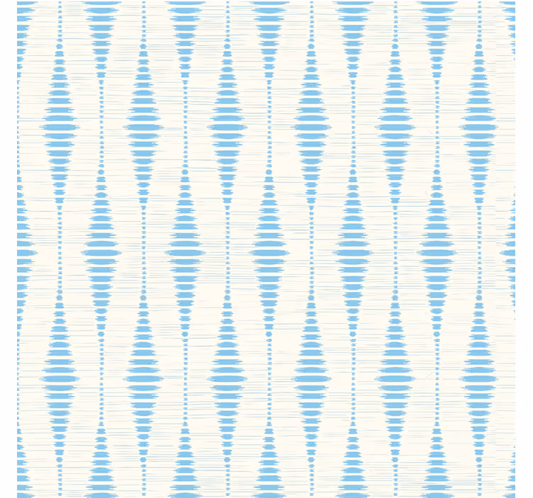 Light blue rabaul ikat goemetric wallpaper - TenStickers