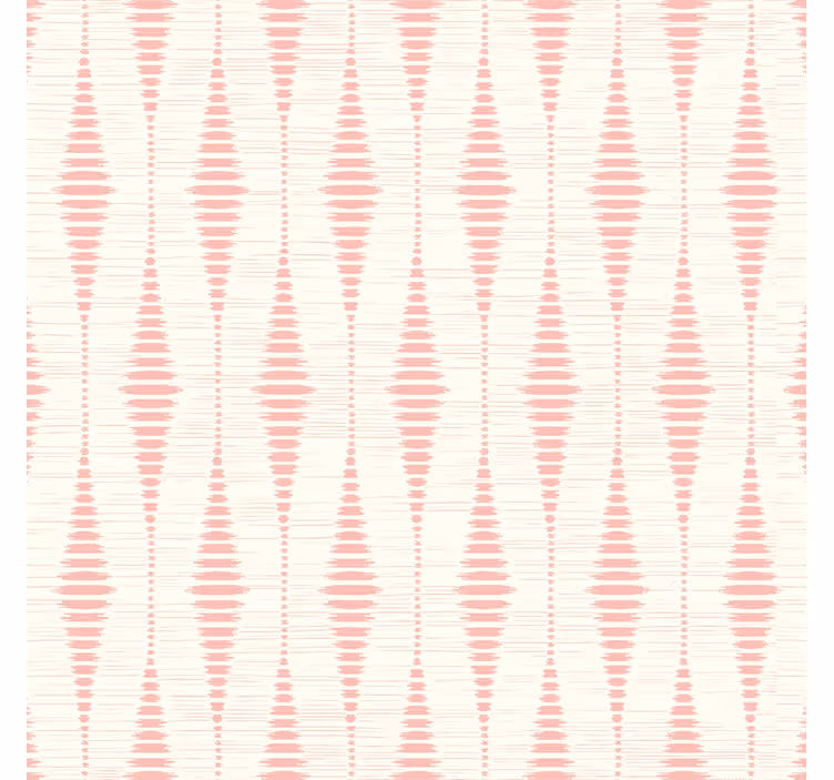 pastel pink rabaul ikat goemetric wallpaper - TenStickers