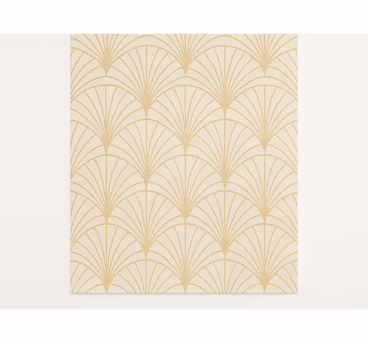 1920's fan Art Deco retro wallpaper - TenStickers