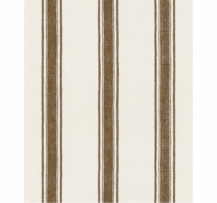 Geometric wallpaper vertical lines mocha - TenStickers