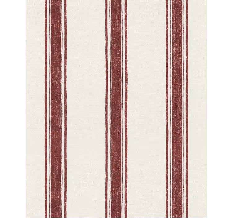 Geometric wallpaper vertical lines in red - TenStickers