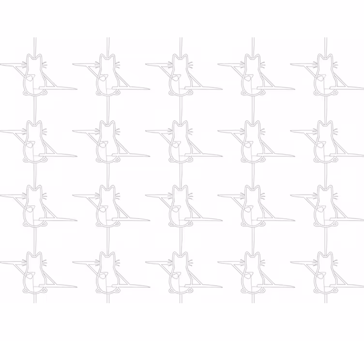 Cats wallpaper cat outline - TenStickers