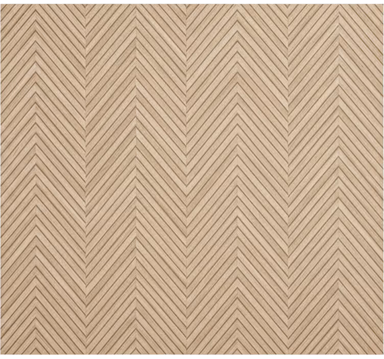 Living area wallpaper wooden chevron pattern - TenStickers