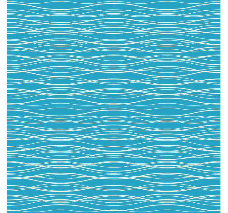 Natural seawater wall paper in bedroom - TenStickers