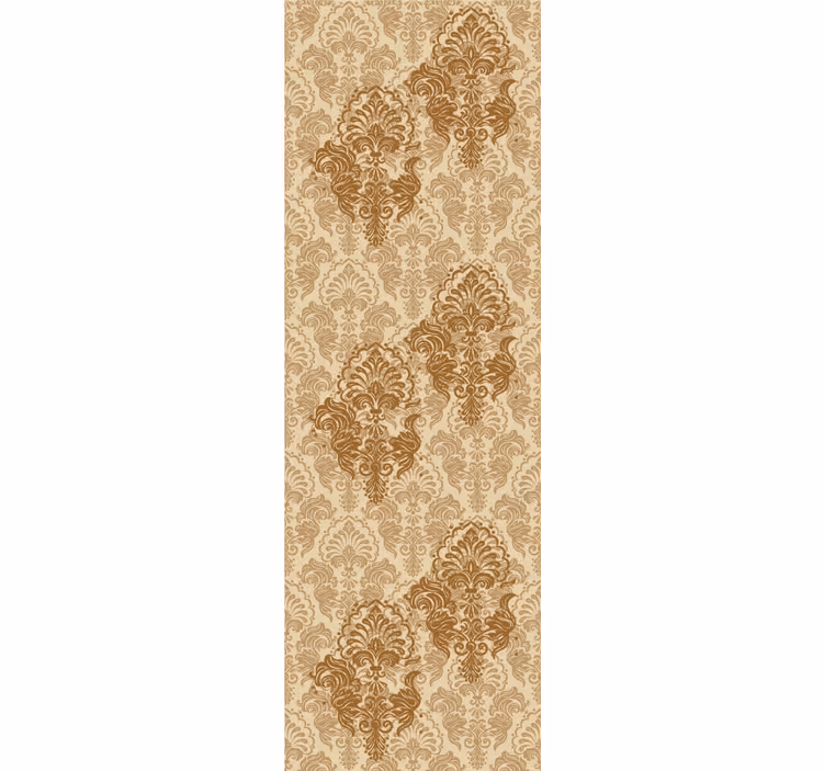 Ornamental wallpaper in vintage warm hues - TenStickers