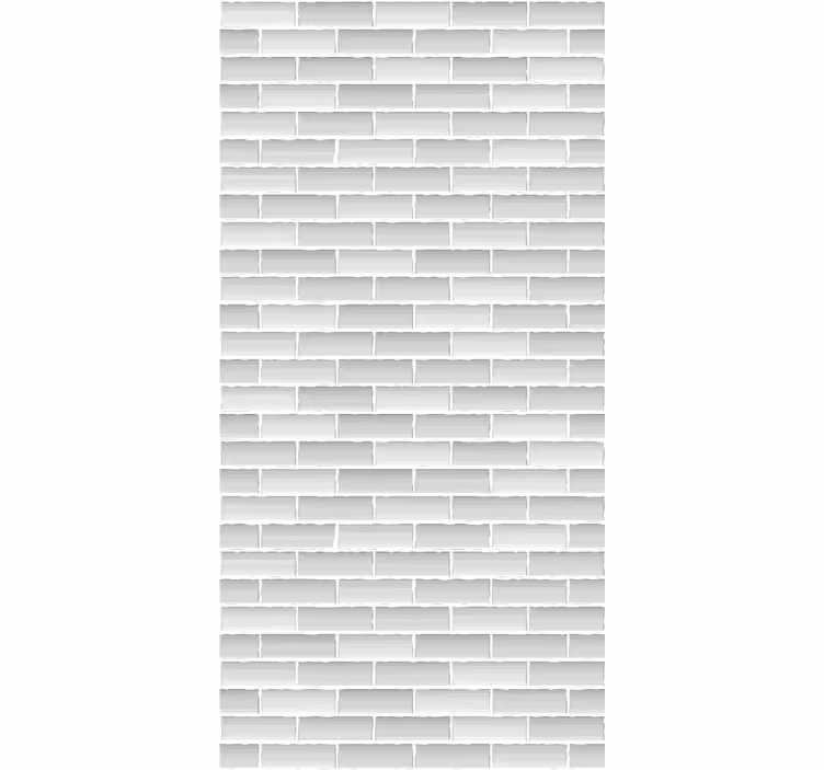 Bricks wallpaper in grey realistic pattern - TenStickers