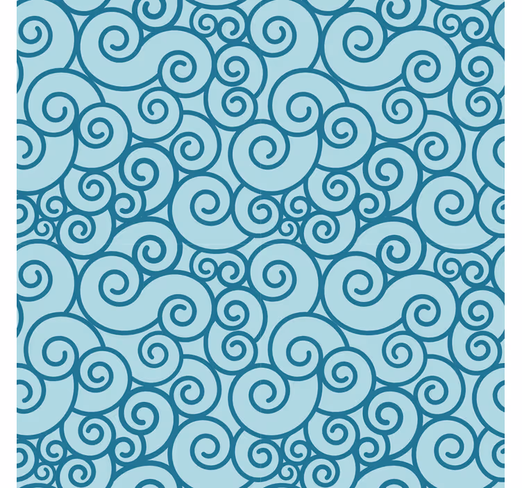 Ornamental wallpaper swirly pattern design - TenStickers