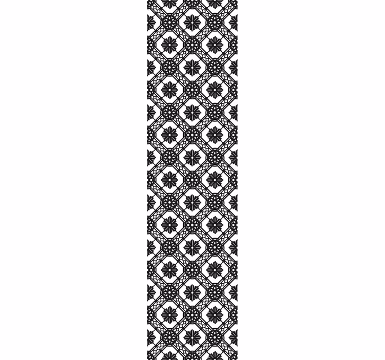 Ornamental wallpaper intricate floral design - TenStickers