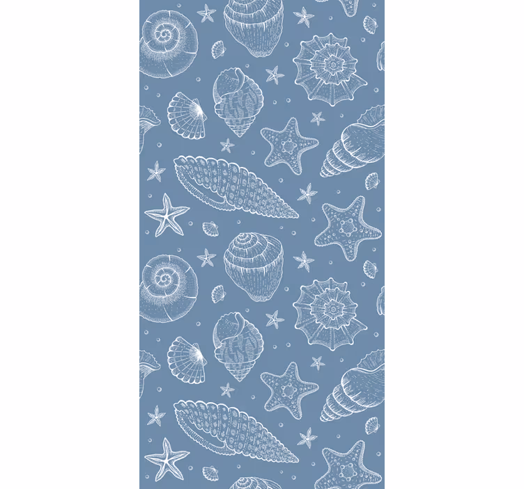 Animals wallpaper marine life and seashells - TenStickers